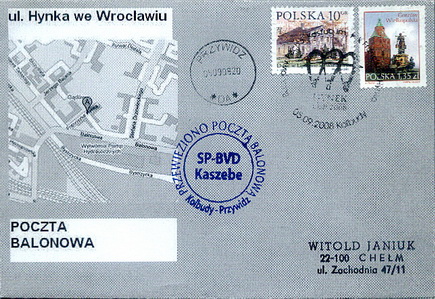 Przesyłka z mapką Wrocław